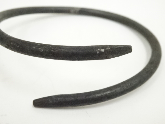  釜師　金谷浄雲造　竹地紋筒釜（共箱）